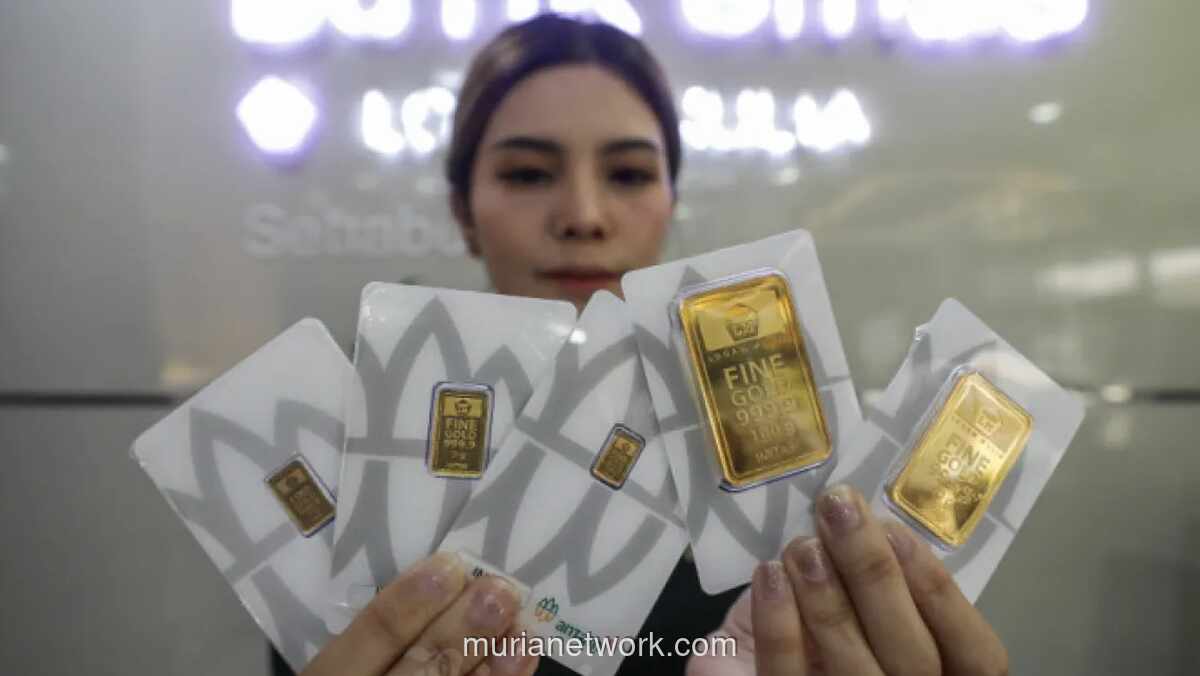 Harga Buyback Emas Antam di Pegadaian Stagnan, Stok Ukuran Besar Kosong