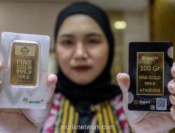Harga Emas Antam di Pegadaian Naik Rp42.000 per Gram