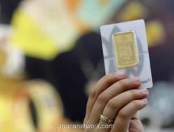 Harga Emas Antam di Pegadaian Turun Rp46.000 per Gram