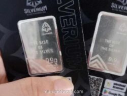 Harga Perak Batangan Antam Turun Rp1.500 per Gram pada Jumat