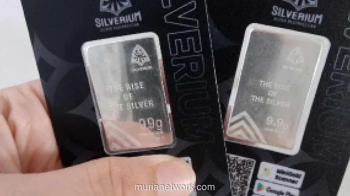 Harga Perak Batangan Antam Turun Rp1.500 per Gram pada Jumat