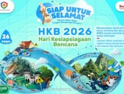 BNPB Imbau Bunyikan Sirine dan Kentongan Serentak pada Hari Kesiapsiagaan Bencana 2026