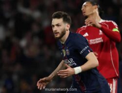 PSG Kalahkan Liverpool 2-0, Kokohkan Posisi Jelang Leg Kedua