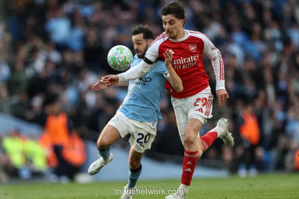 Kekalahan dari City Buat Posisi Puncak Arsenal di Premier League Terancam