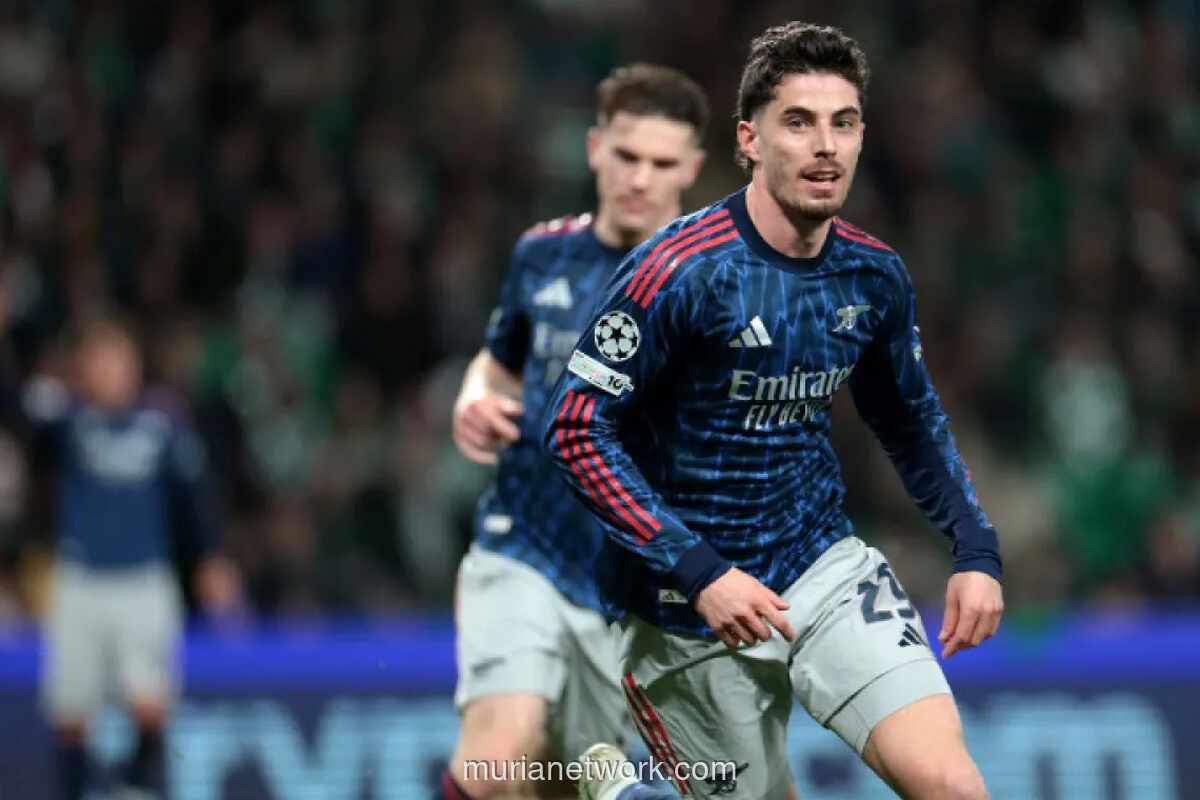 Havertz Cetak Gol Telat, Arsenal Kalahkan Sporting CP di Lisbon