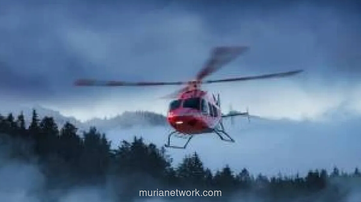 Helikopter dengan 8 Orang di Dalamnya Hilang Kontak di Kalimantan Barat