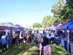 TNI AU Gelar Bazar Murah di Makassar untuk Rayakan HUT ke-80