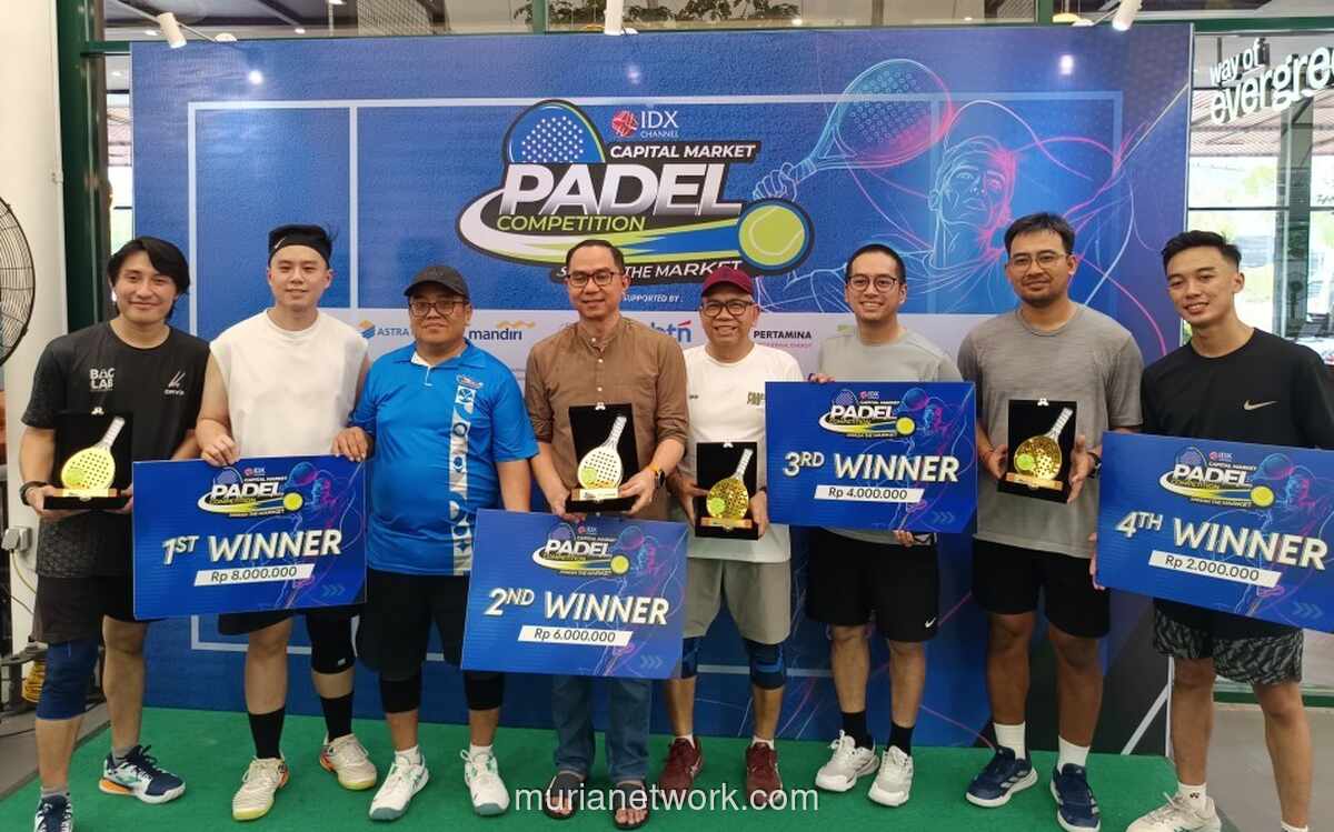 BCA Juarai Turnamen Padel IDX Channel, Kalahkan Bank Raya Lewat Golden Point