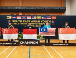 Atlet Muda Tenis Meja Indonesia Sabet Emas di Kejuaraan Pemuda ASEAN