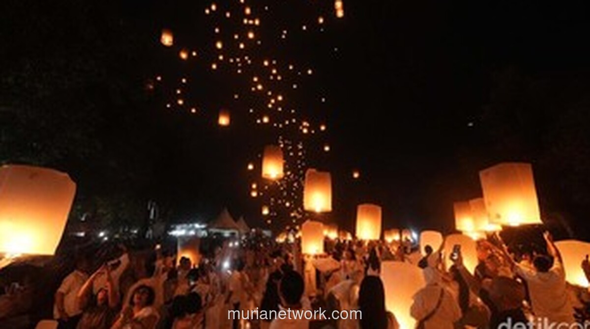 Tiket Festival Lampion Waisak 2026 di Borobudur Resmi Dibuka