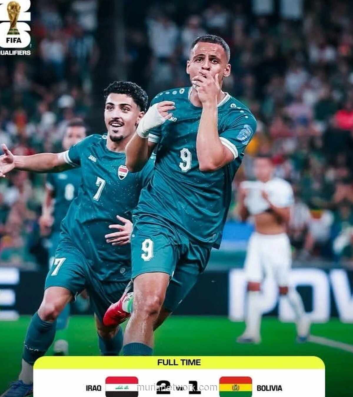 Irak Akhiri Puasa 40 Tahun, Lolos ke Piala Dunia 2026 Usai Kalahkan Bolivia