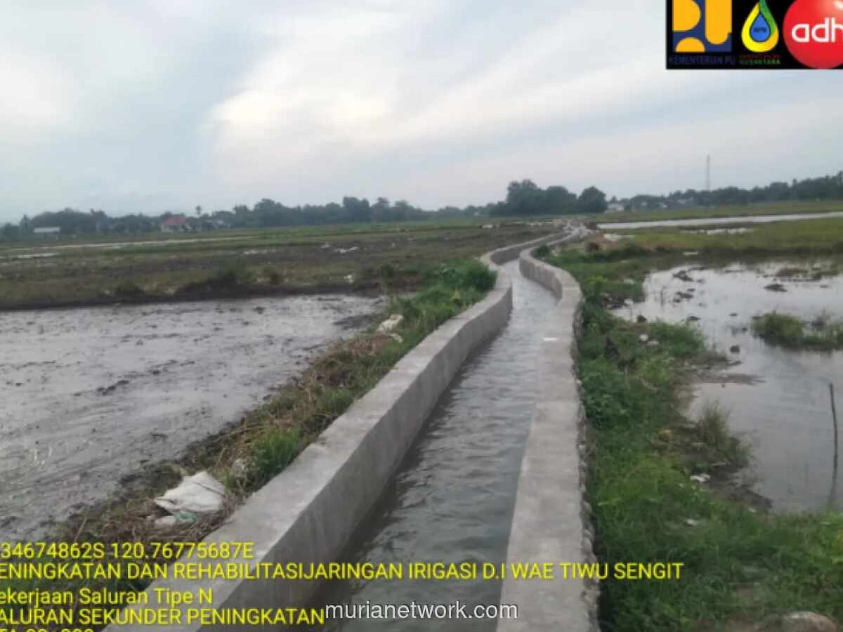 Irigasi Wae Tiwu Sengit Diperbaiki, Petani Manggarai Timur Kembali Berharap