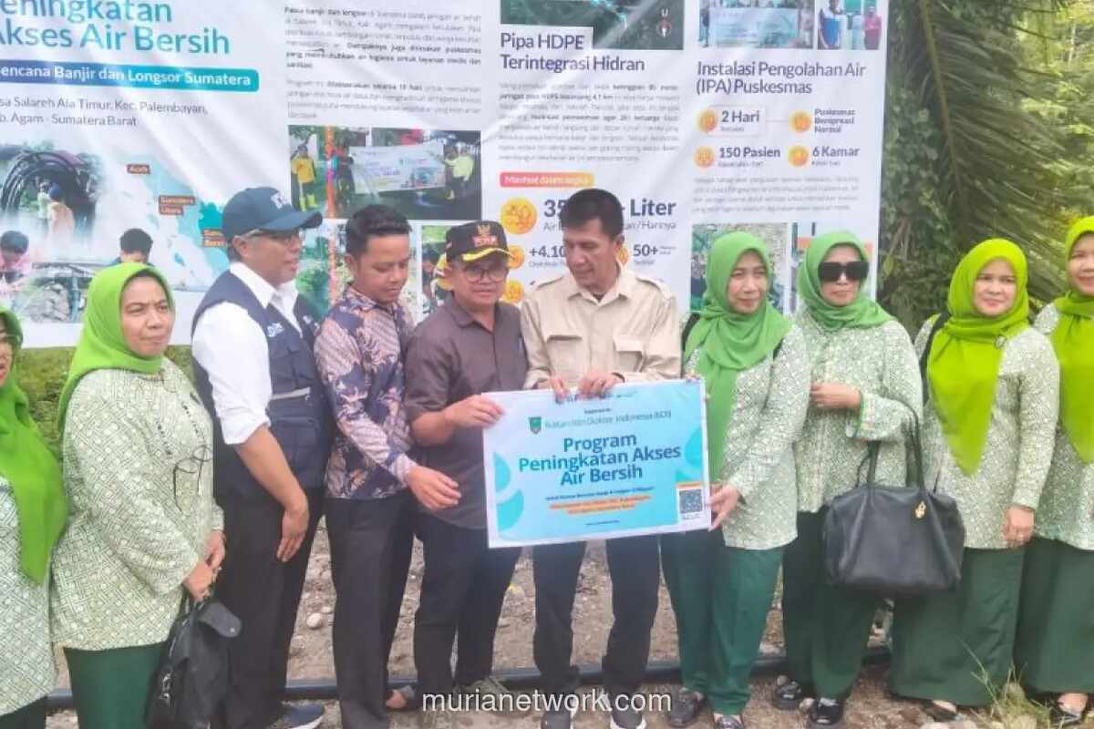 Kolaborasi ITB dan IIDI Pasok Air Bersih untuk 1.000 Jiwa di Agam Pascabanjir