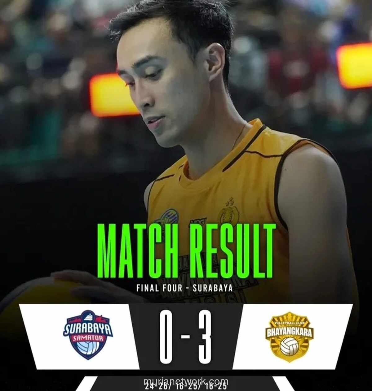 Bhayangkara Presisi Hancurkan Samator 3-0 di Final Four Proliga