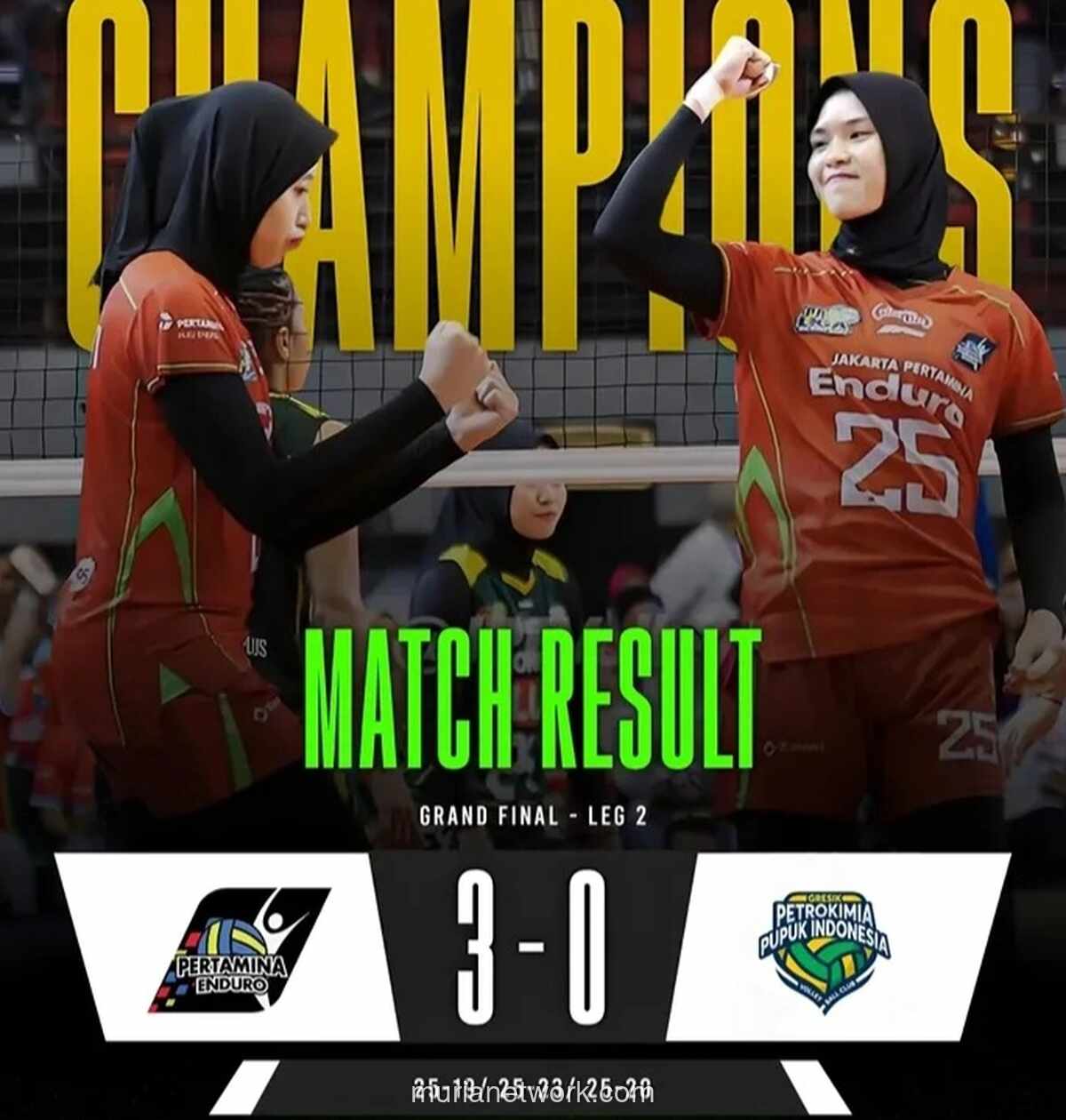 Jakarta Pertamina Enduro Juara Proliga 2026 Usai Kalahkan Gresik Petrokimia 3-0