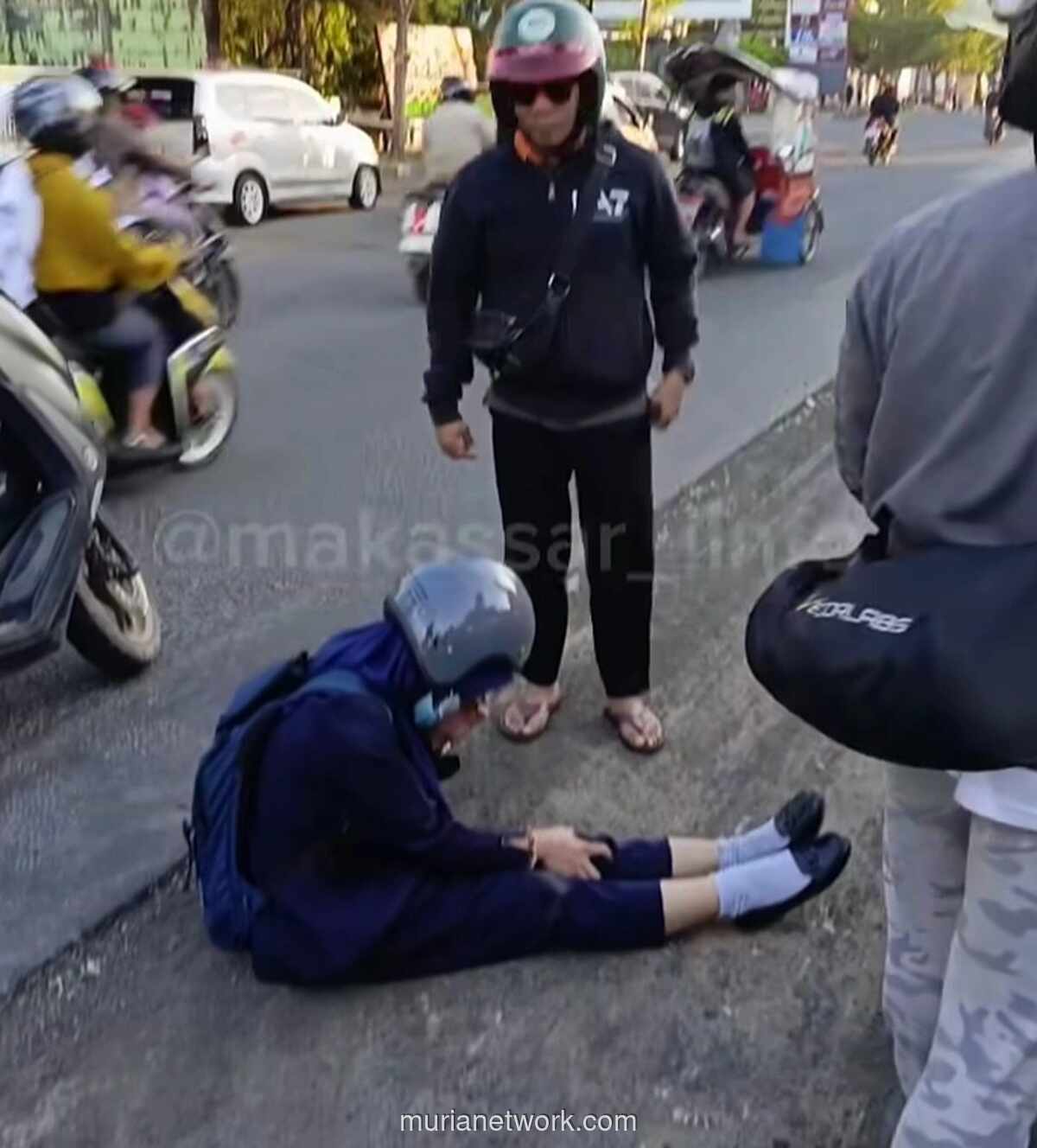 Proyek Pengupasan Jalan Pettarani Makassar Terbengkalai, Picu Kecelakaan dan Kegerahan Warga