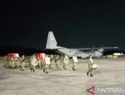 Jenazah Dua Prajurit TNI Gugur di Lebanon Tiba, Dimakamkan di TMP Hari Ini