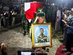 Jenazah Kopda Farizal Rhomadhon Tiba di Kulon Progo Usai Gugur dalam Misi UNIFIL