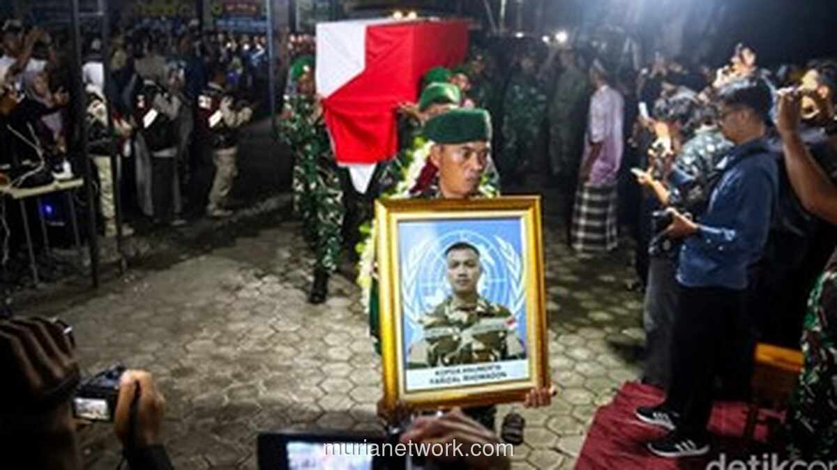 Jenazah Kopda Farizal Rhomadhon Tiba di Kulon Progo Usai Gugur dalam Misi UNIFIL