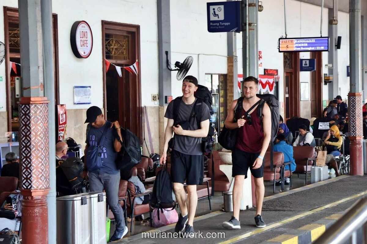 KAI Catat Rekor Penumpang Wisman Tertinggi dalam Lima Tahun Terakhir