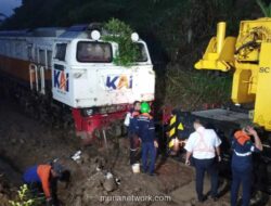Lalu Lintas Kereta di Lintas Maswati-Sasaksaat Kembali Normal Usai Longsor
