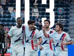PSG Hajar Angers 3-0, Gol Cepat dan Dominasi Penuh Kokohkan Puncak Klasemen Ligue 1