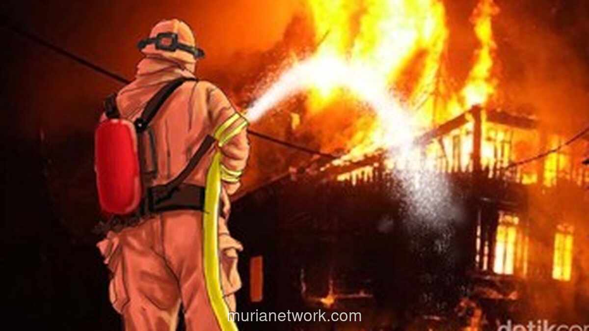 Kebakaran Hanguskan 20 Rumah di Asrama Polri Ciledug