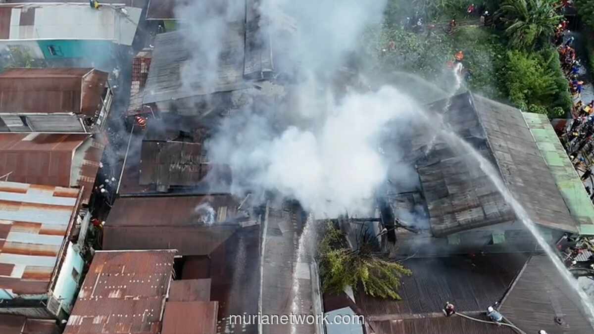 Kebakaran di Samarinda Hanguskan Enam Bangunan, Diduga akibat Korsleting Listrik