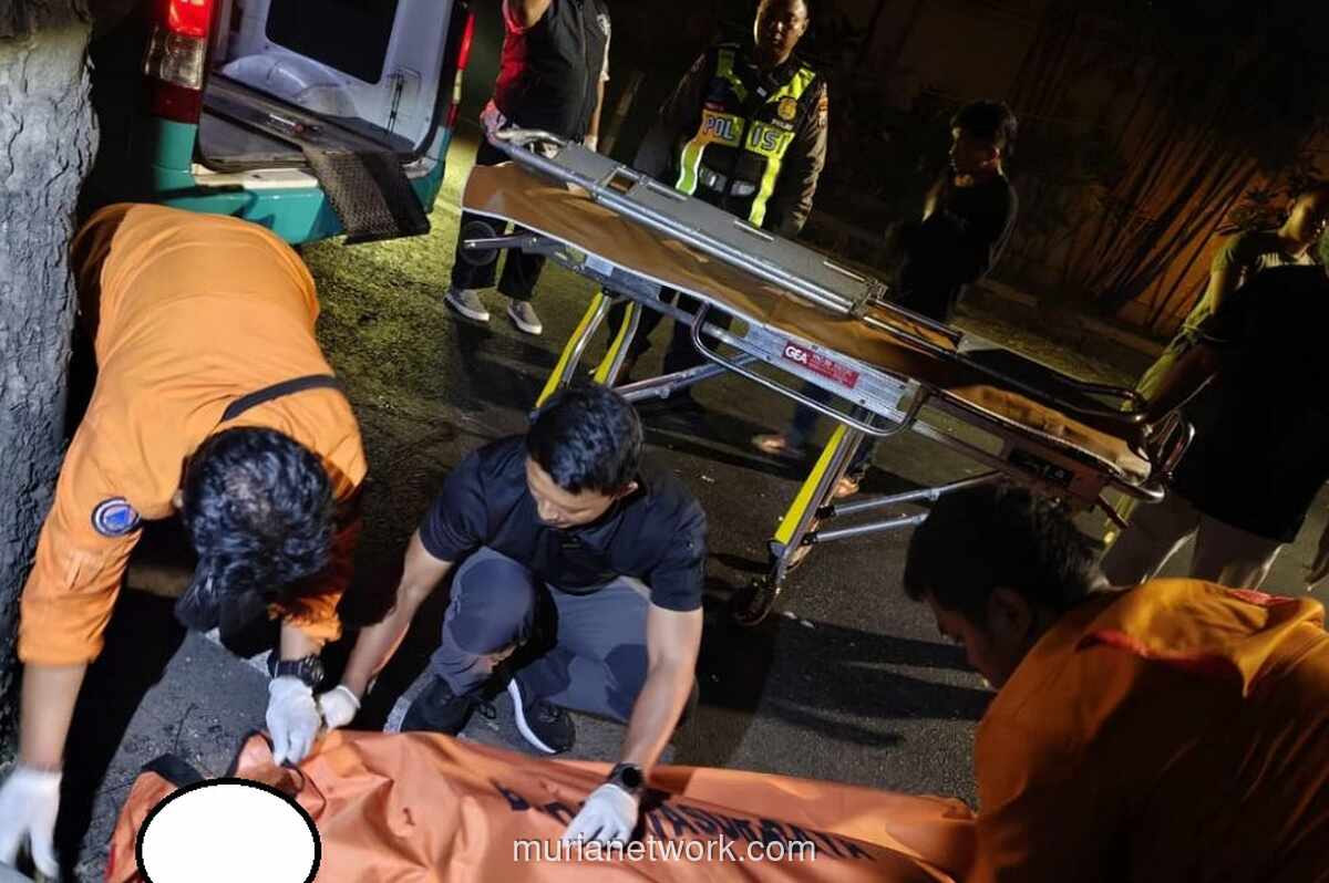 Truk Menyalip Sampai Lajur Lawan, Pengendara Motor Tewas di Warugunung