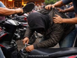 Pria Diamuk Massa Usai Gagal Curi Motor di Parung
