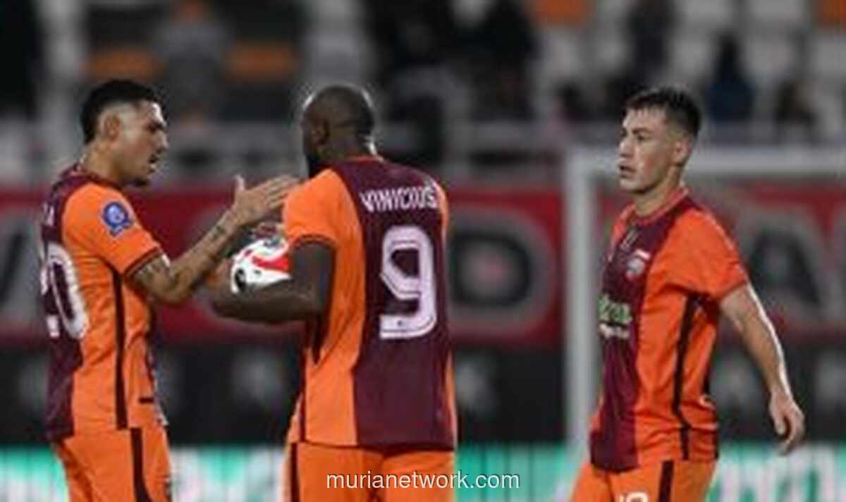 Borneo FC Kukuhkan Diri di Puncak Klasemen Usai Kalahkan Persik Kediri, Geser Persib