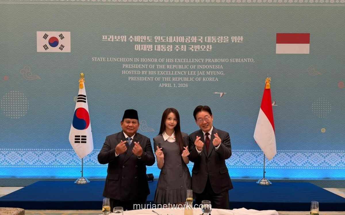 Prabowo Tunjukkan Finger Heart dengan Idola K-Pop di Tengah Perkuat Kemitraan Strategis dengan Korsel