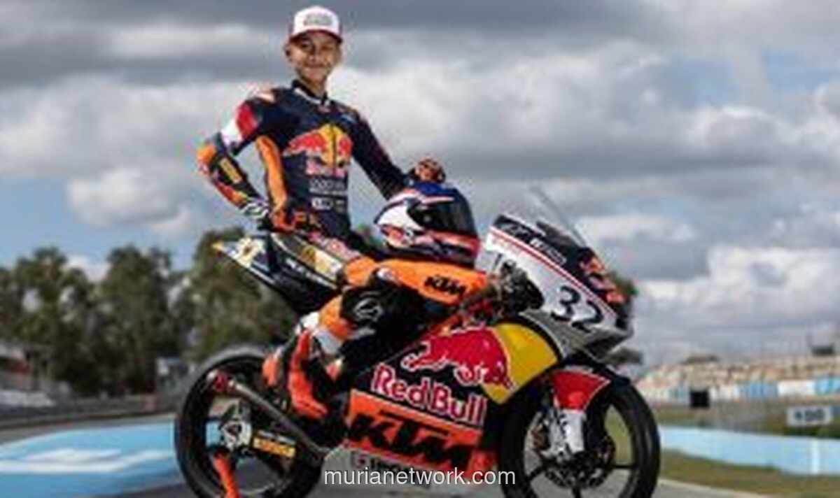 Kiandra Ramadhipa Bangkit dari Posisi 17, Kebut ke Peringkat Kedua Klasemen Red Bull MotoGP Rookies Cup 2026