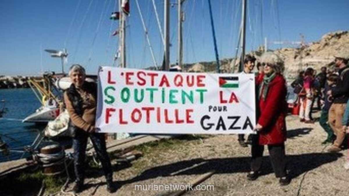 Armada Kemanusiaan Global Berlayar dari Marseille untuk Bantu Gaza