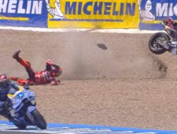 Marc Marquez Gagal Finis di MotoGP Spanyol 2026 Usai Jatuh di Tikungan 11