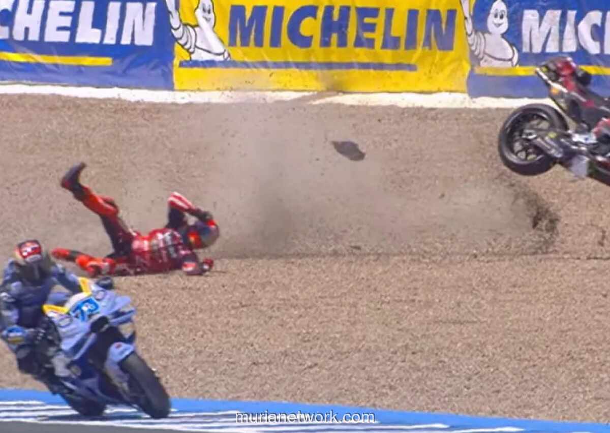 Marc Marquez Gagal Finis di MotoGP Spanyol 2026 Usai Jatuh di Tikungan 11