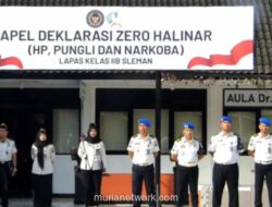 Lapas Sleman Geledah Barang Bawaan Pegawai demi Wujudkan Zero Halinar