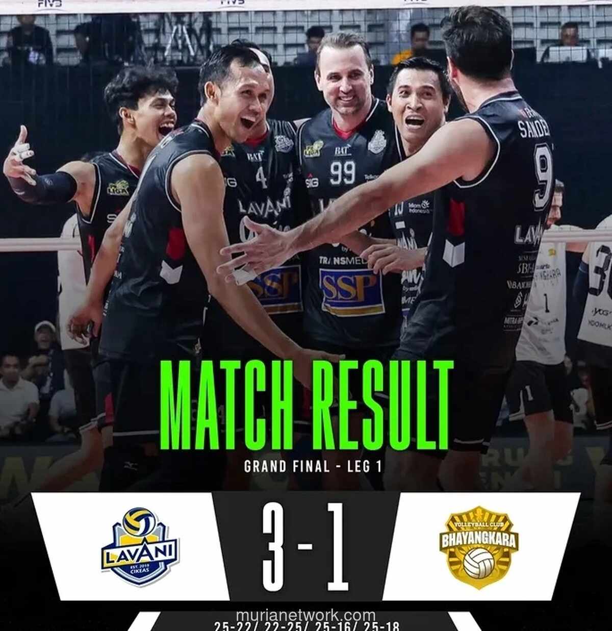 Lavani Menang 3-1 di Leg Pertama Final Proliga 2026, Satu Langkah Lagi Menuju Gelar Juara