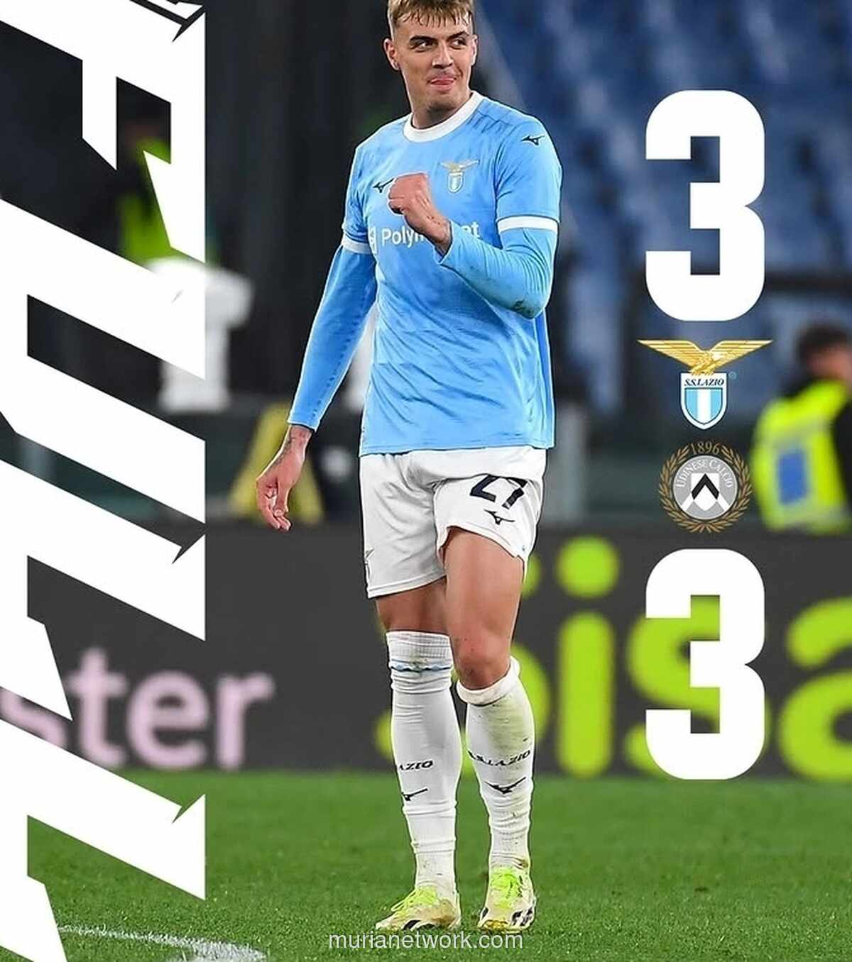 Lazio vs Udinese Berakhir 3-3, Empat Gol Tercipta dalam 10 Menit Terakhir