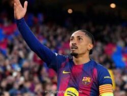 Raphinha Dikabarkan Kembali Berlatih, Barcelona Berpeluang Turunkan Sang Kapten Lawan Osasuna