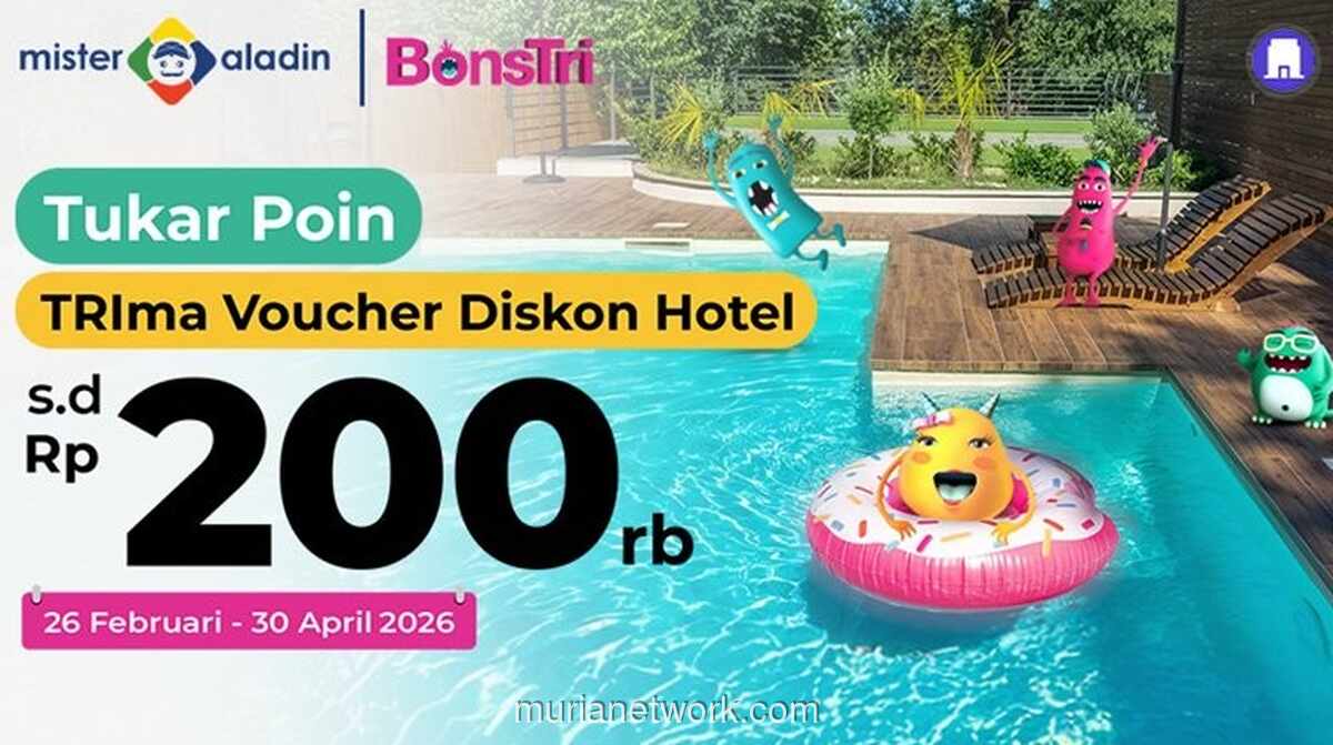 Pengguna Tri Dapat Tukar Poin Jadi Voucher Diskon Hotel Mister Aladin