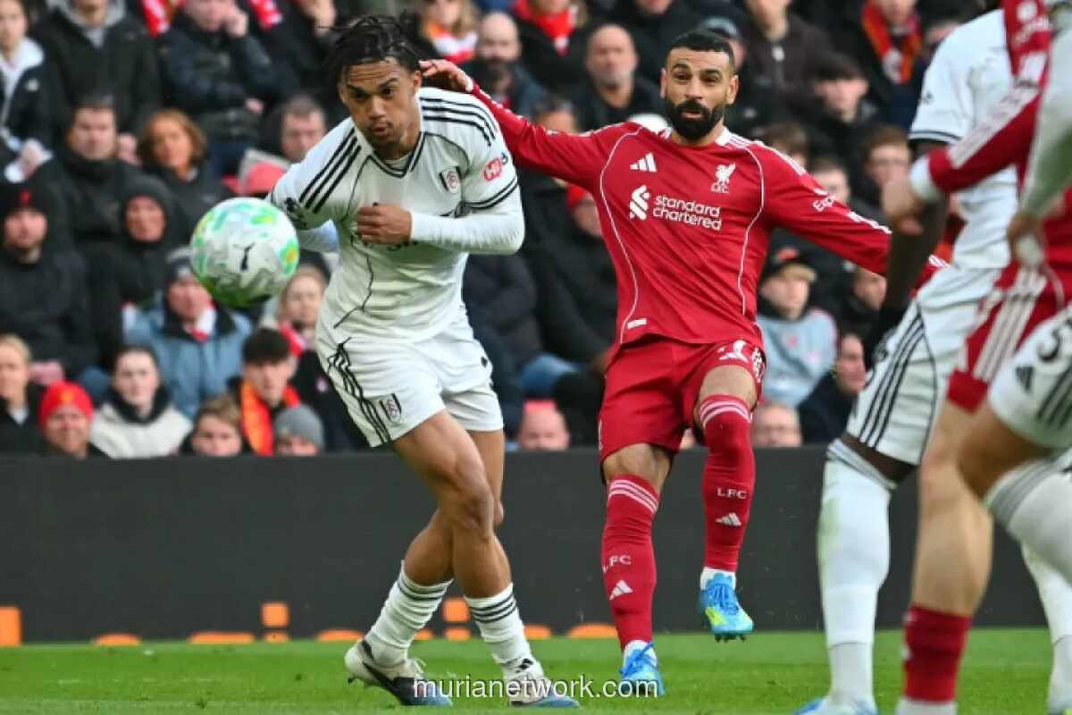 Liverpool Kembali ke Jalur Kemenangan Usai Taklukkan Fulham 2-0