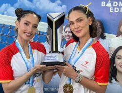 Luna Maya dan Cinta Laura Taklukkan Ayu Ting Ting di Ajang Badminton Sportstive+
