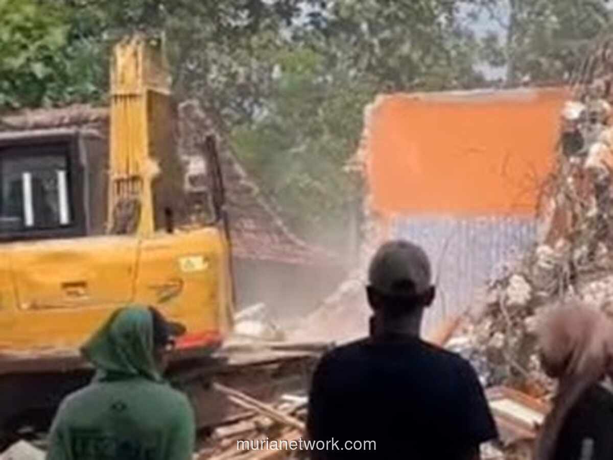 Mantan Suami di Pati Robohkan Rumah Gono-Gini Usai Mantan Istri Akan Menikah Lagi