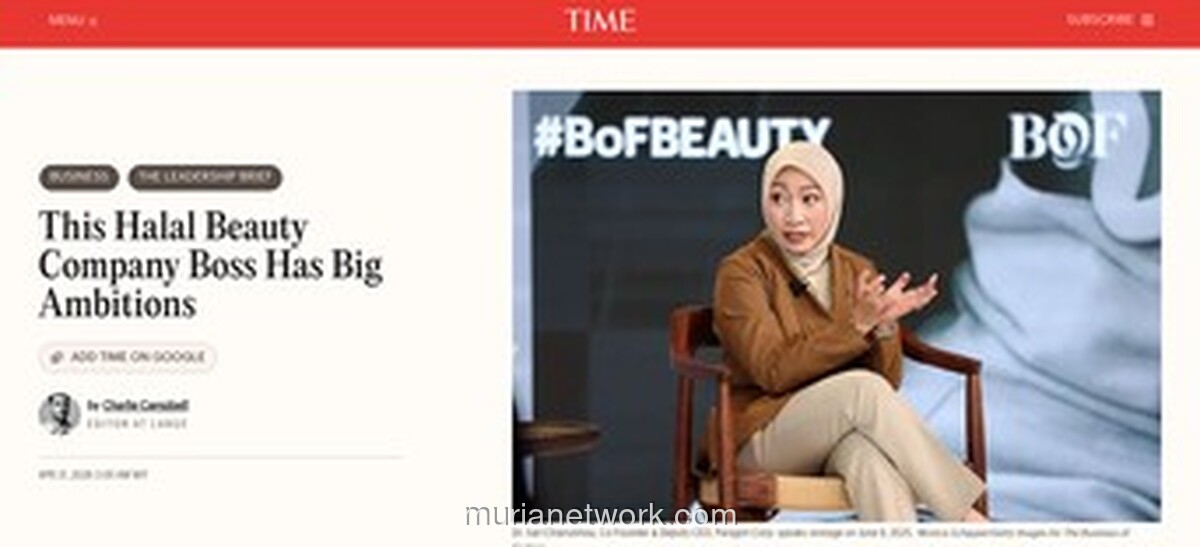 TIME Soroti Pemimpin Perempuan Indonesia di Balik Kesuksesan ParagonCorp sebagai Pelopor Halal Beauty Global