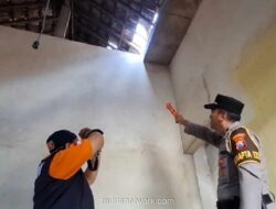 Balon Udara Bermuatan Petasan Meledak, Atap Rumah Warga Tulungagung Hancur