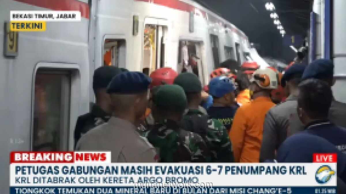 Menhub Pastikan Evakuasi Korban Tabrakan KRL dan KA Argo Bromo Anggrek di Bekasi Timur Dipercepat