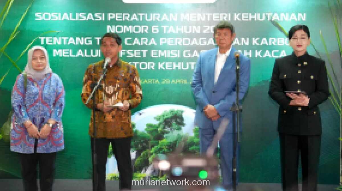 Kementerian Kehutanan Resmi Luncurkan Aturan Percepatan Perdagangan Karbon Nasional
