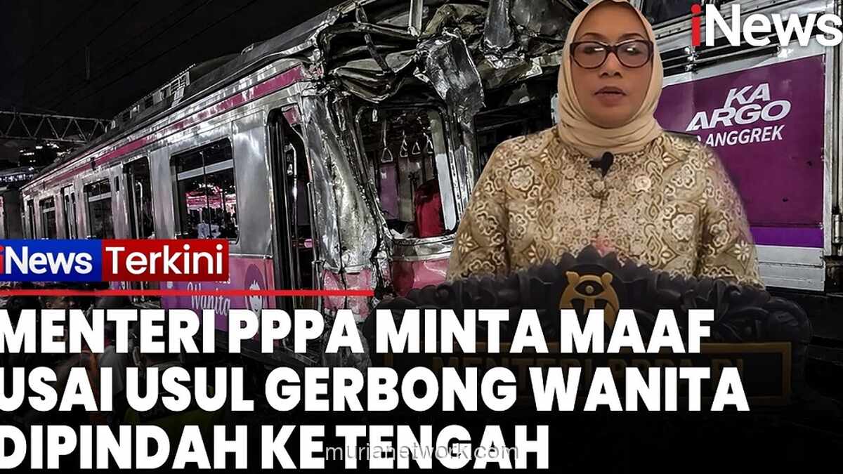 Menteri PPPA Minta Maaf soal Usulan Gerbong Khusus Perempuan yang Dinilai Tak Sensitif Pascakecelakaan KRL