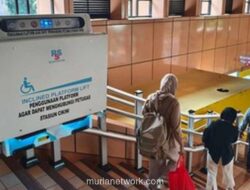Stasiun Cikini Operasikan Lift Tangga untuk Aksesibilitas Penumpang